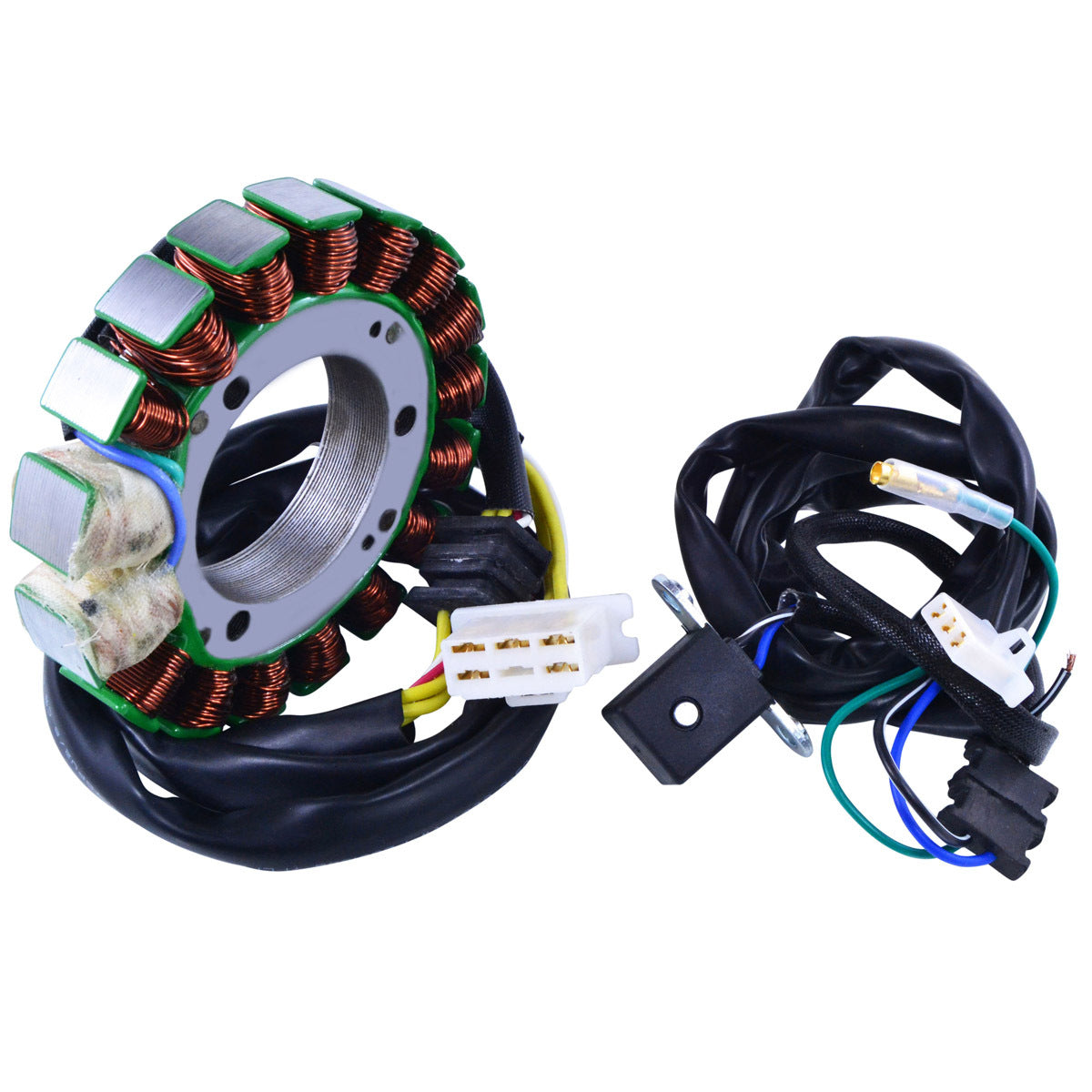 RM Stator Offroad Kawasaki KLR650 Stator with Pickup and Connector - Reliable Electrical Part