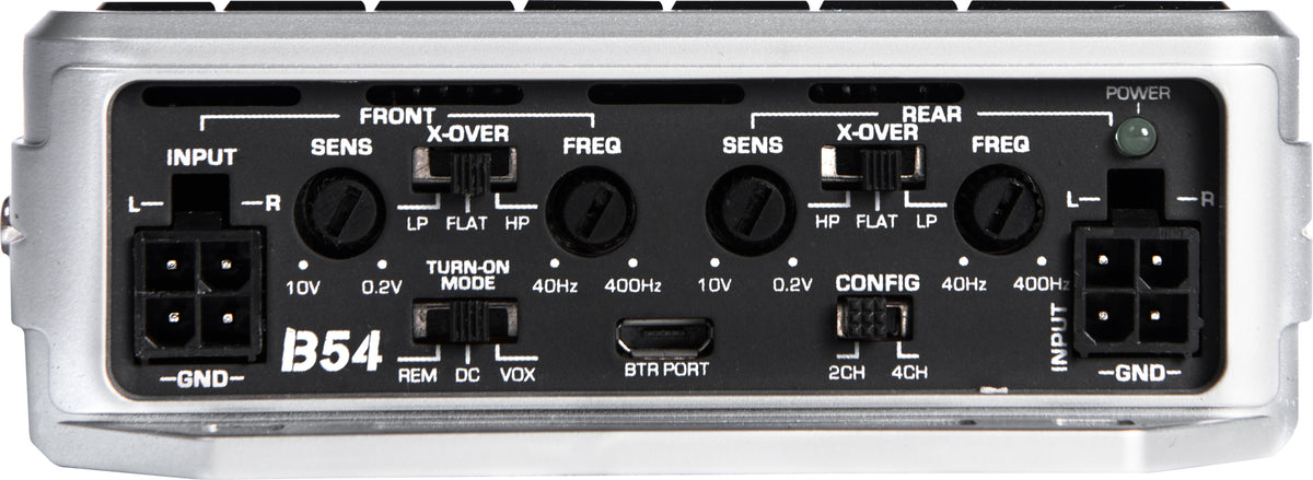 CERWIN VEGA B54 90x4 RMS 4-Channel Amplifier – 165W at 2 Ohm, 90W at 4 Ohm