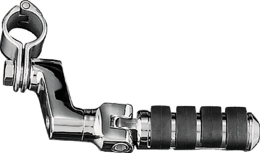 Kuryakyn Small ISO Offset Highway Pegs With 1-1/4inch Clamp Chrome (Pair)