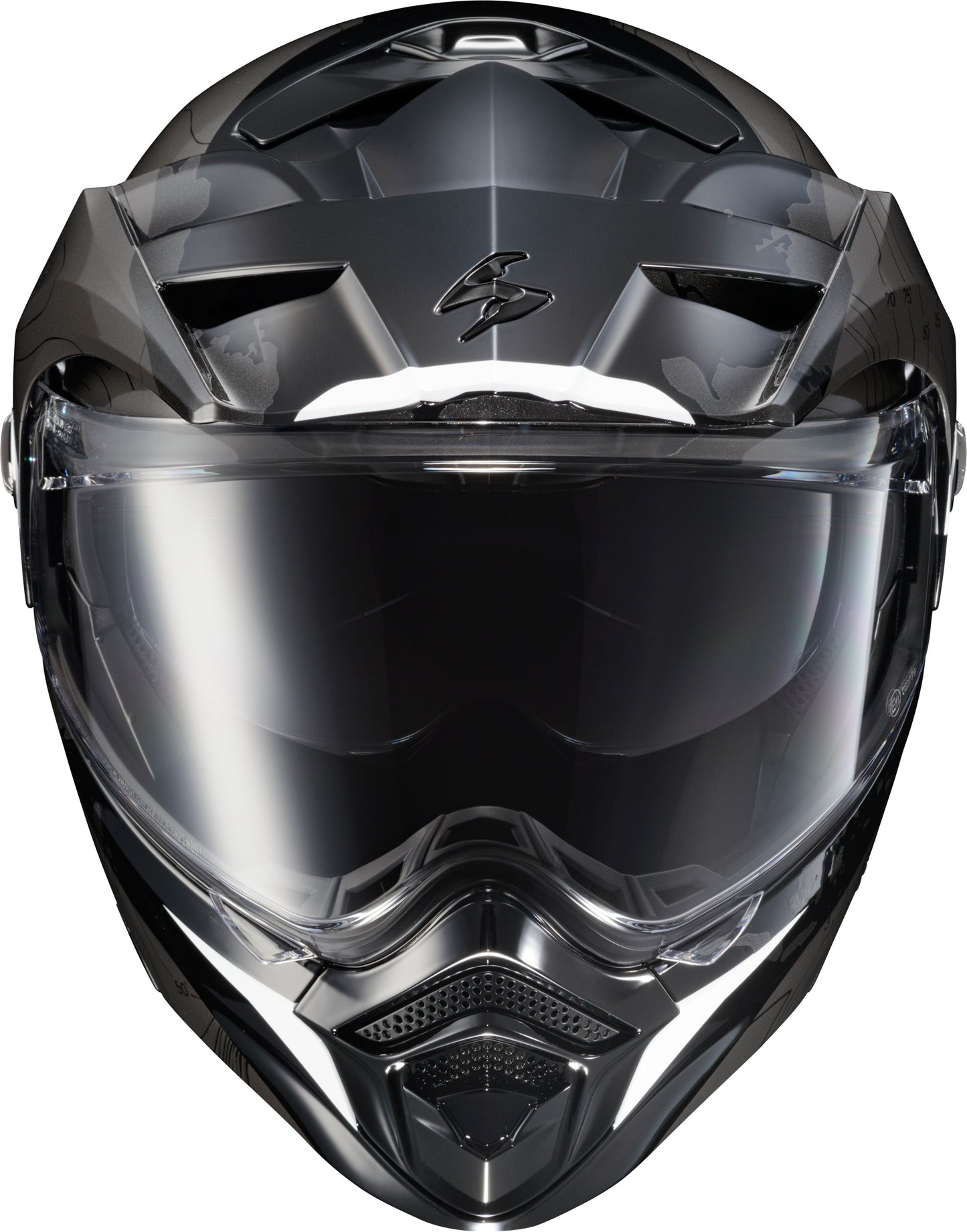 ScorpionEXO Exo-AT960 Modular Helmet Black and White, Small