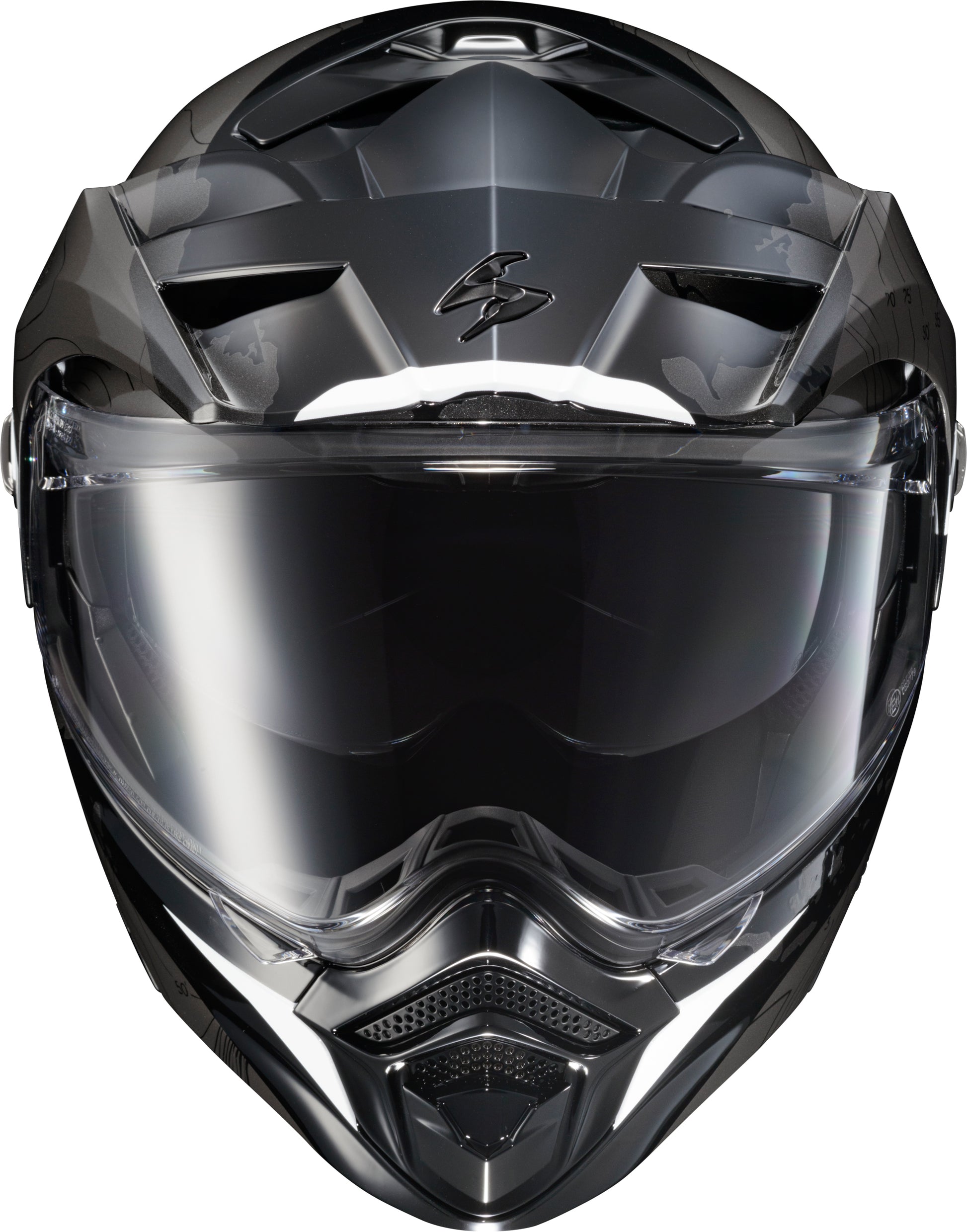ScorpionEXO Exo-AT960 Modular Helmet Black and White, Small