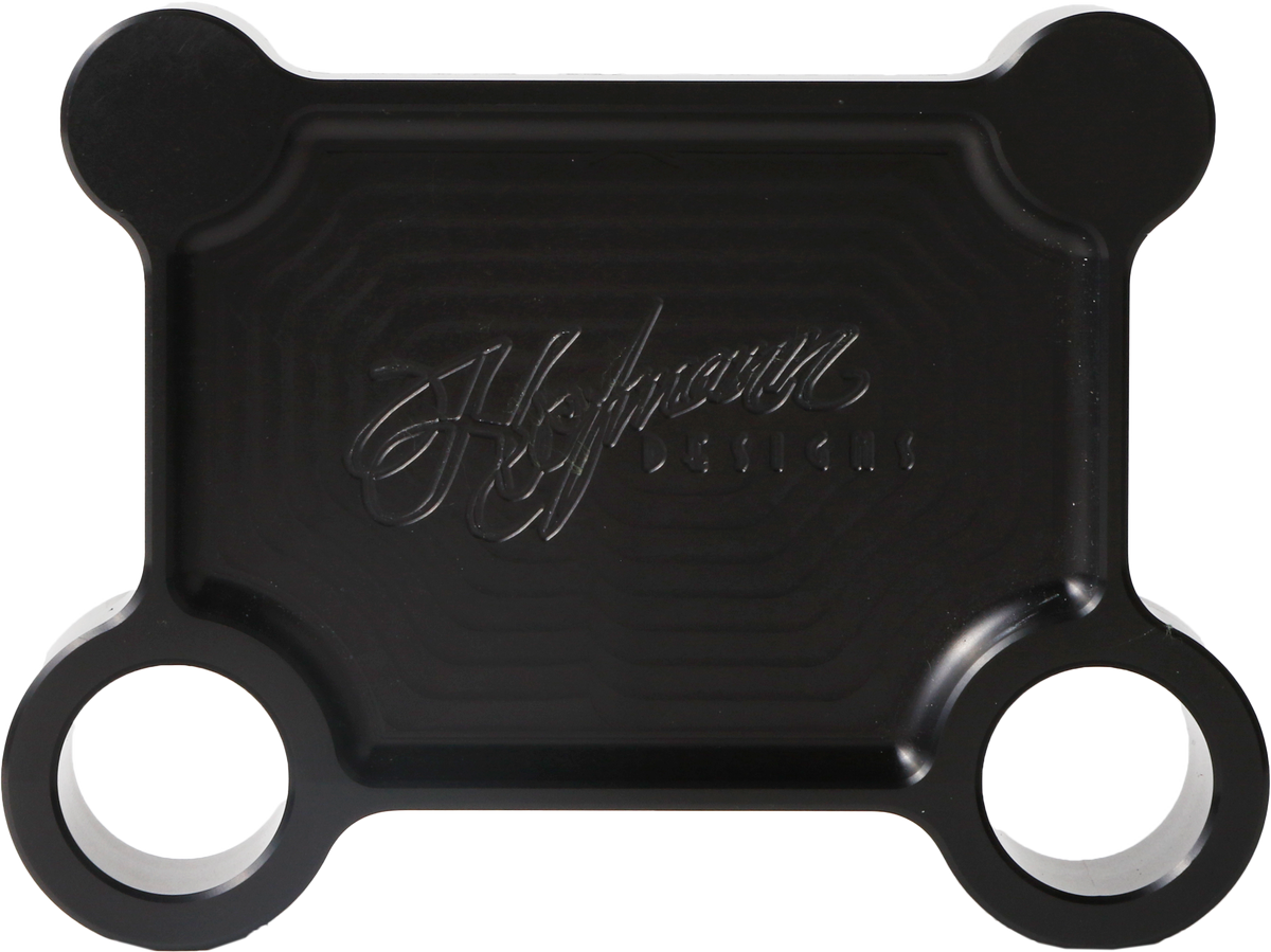 Hofmann Designs HDB-1017B Black Billet Pull Back Plate for Batwing Fairings