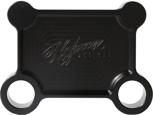 Hofmann Designs HDB-1017B Black Billet Pull Back Plate for Batwing Fairings