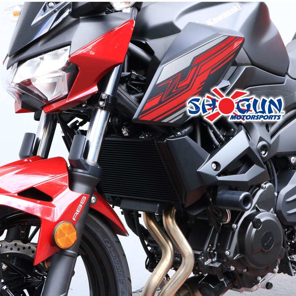 Shogun Motorsports Black Complete Frame Slider Kit for Kawasaki Ninja 400 and Z400 ABS (Part #755-4159)