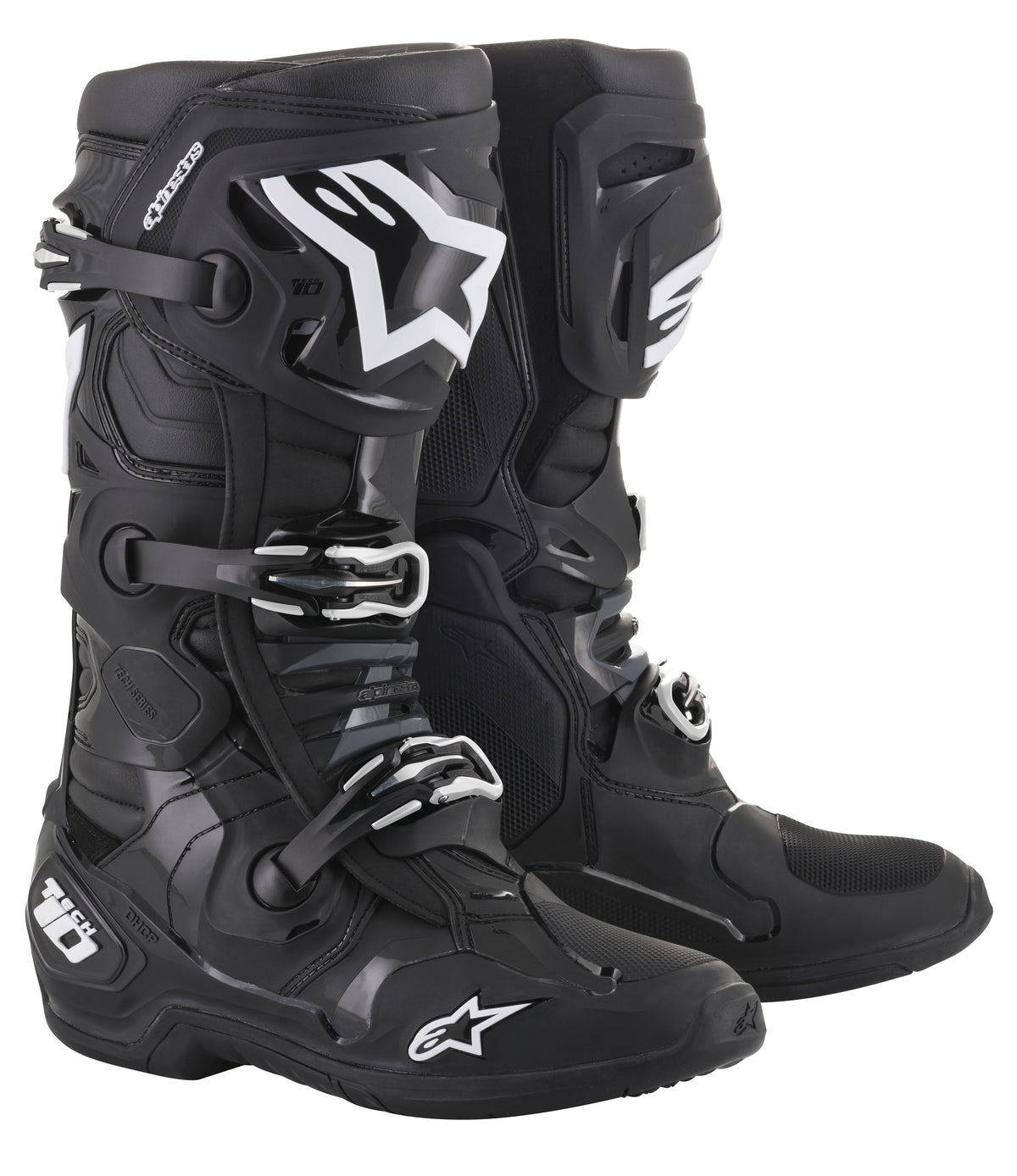 Alpinestars Tech 10 Offroad Motorcycle Boots Size 13 in Black