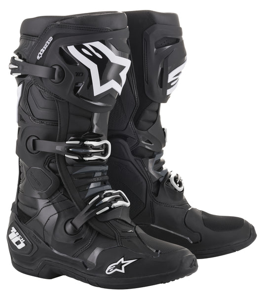 Alpinestars Tech 10 Offroad Motorcycle Boots Size 13 in Black