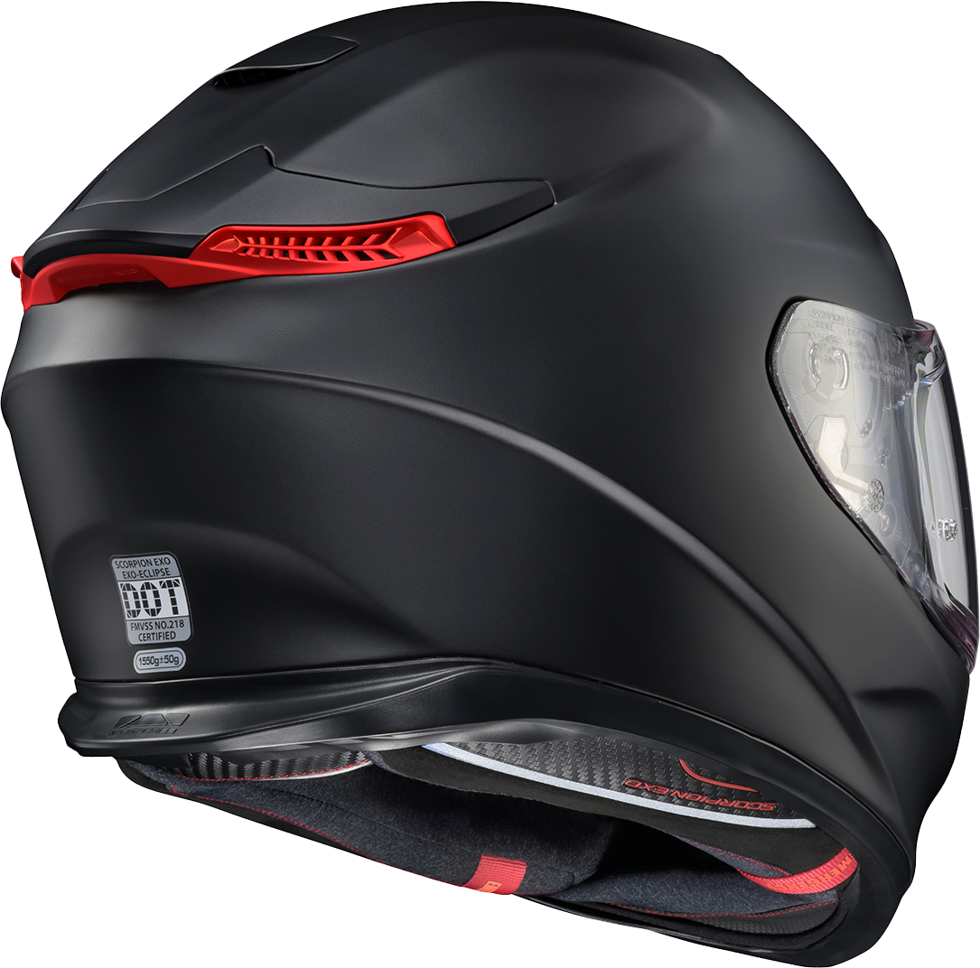 Scorpion EXO ECL-0105 Exo Eclipse Full Face Helmet Matte Black Large