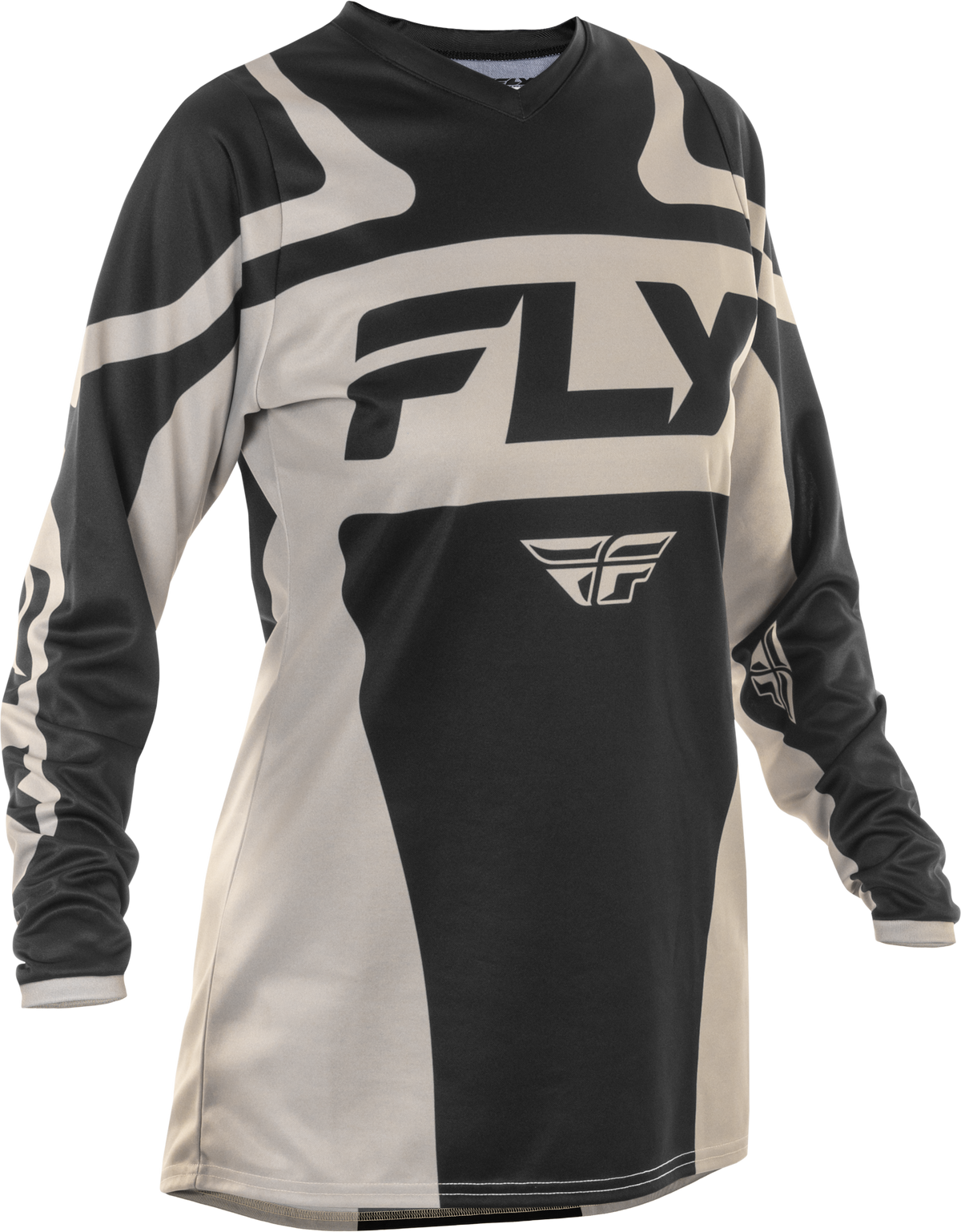 Fly Racing Women's F-16 Offroad Jersey Black/White 2X-Large