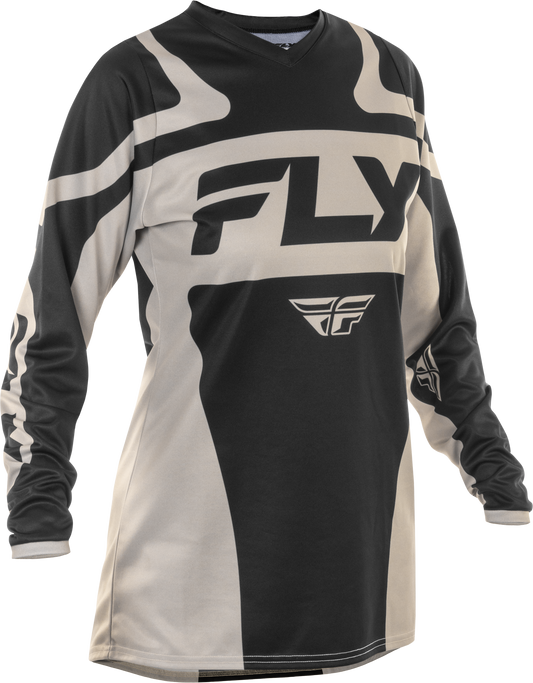 Fly Racing Women's F-16 Offroad Jersey Black/White 2X-Large