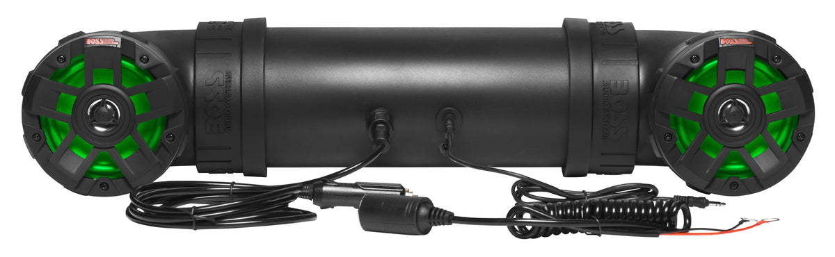 BOSS AUDIO 4-Inch Bluetooth ATV/UTV Tube System with RGB Lighting and Remote
