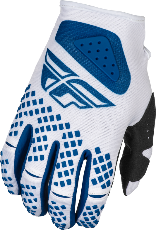 Fly Racing Kinetic Center Offroad MX Gloves White/Navy 3X-Large