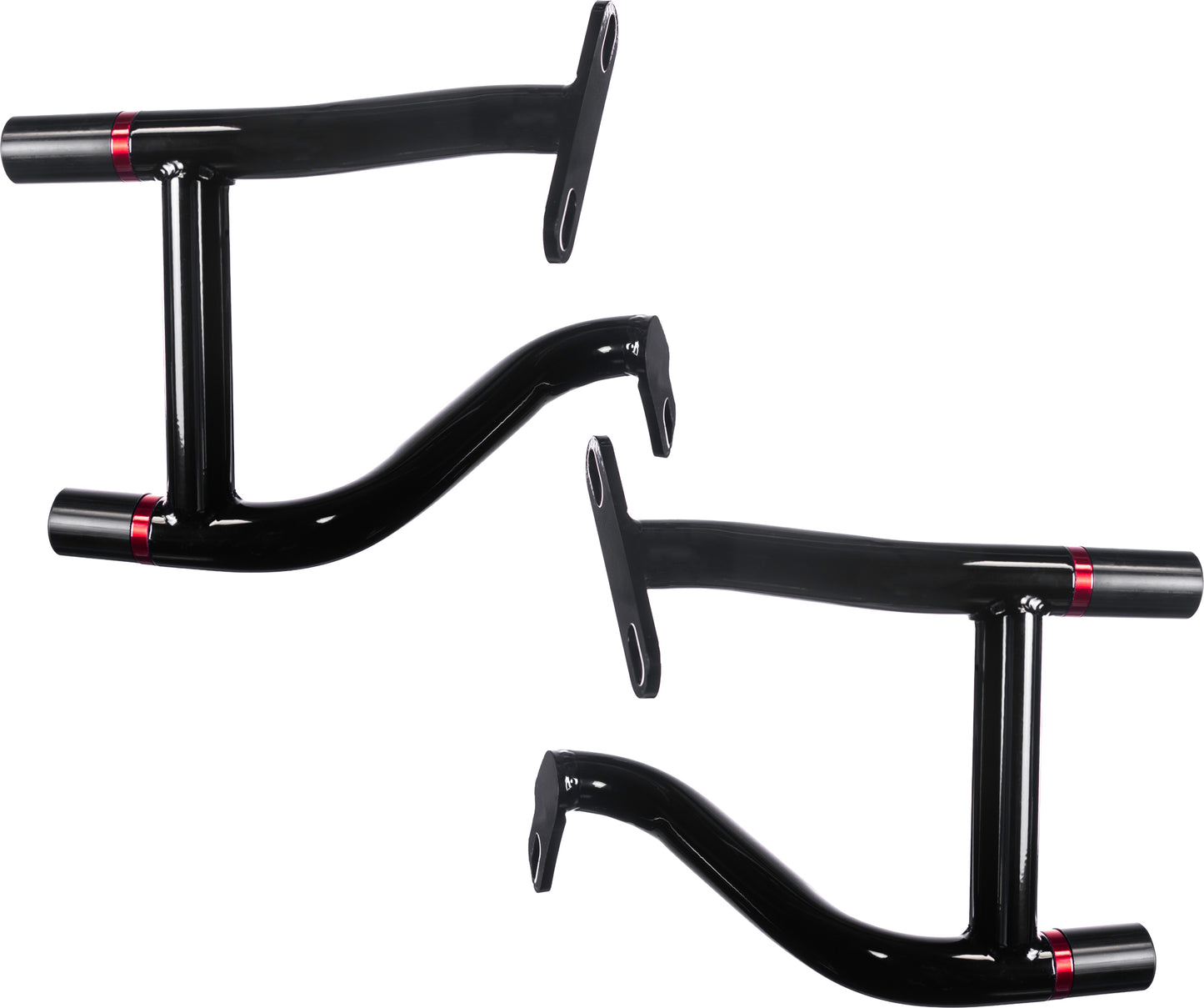 SANTORO FABWORX Heavy Hitters 3.0 Rear Bag Guards for 2018-Present Harley Softail Models - Part SF80027