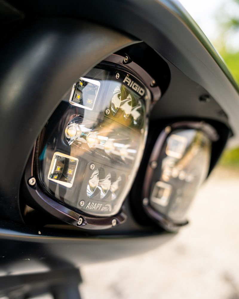 RIGID Adapt Headlight Kit for Harley Davidson Road Glide — Model Years 2015-2019
