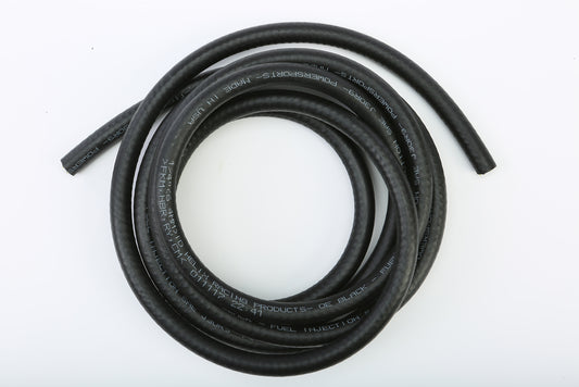 HELIX OE Fuel Injection Hose 1/4 inch x 10 feet - Black Rubber Fuel Line for Carbureted and Fuel Injected Engines