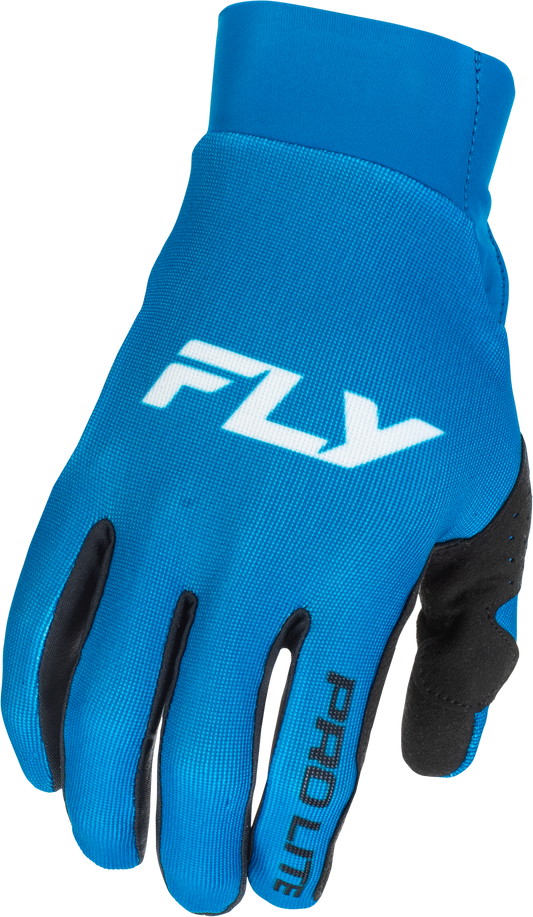 Fly Racing Pro Lite Offroad MX Gloves Blue/White - 3X-Large