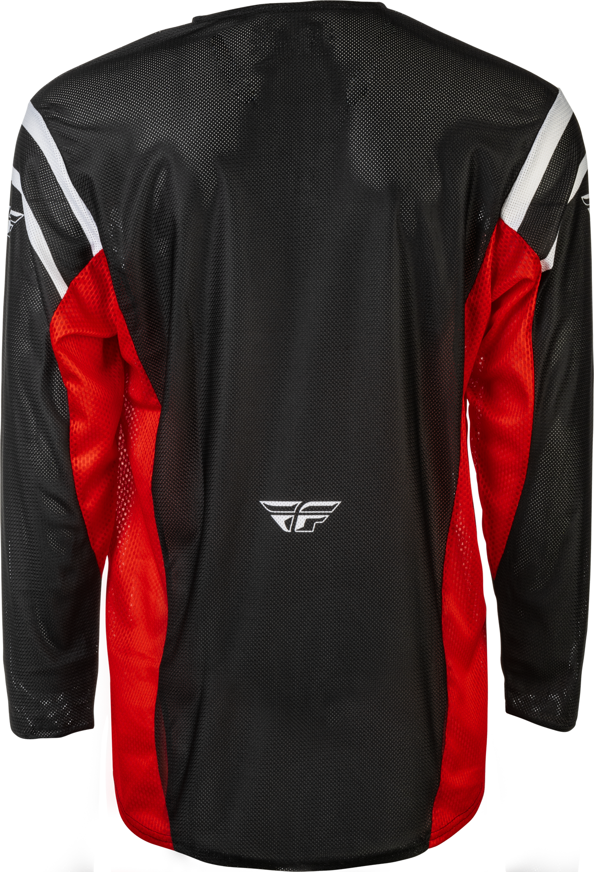 Fly Racing Kinetic Mesh Center Jersey Small Black/White/Red for Offroad Performance