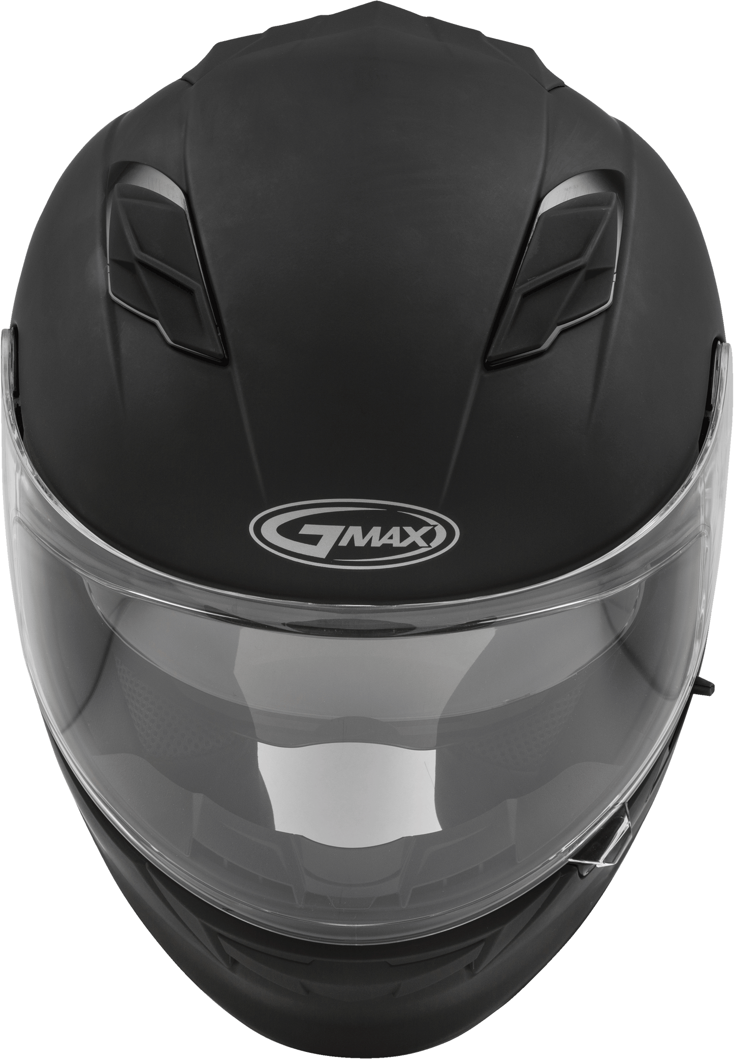 GMAX FF-98 Full Face Helmet Matte Black Medium with Integrated LED Rear Light and Quick-Release Shield