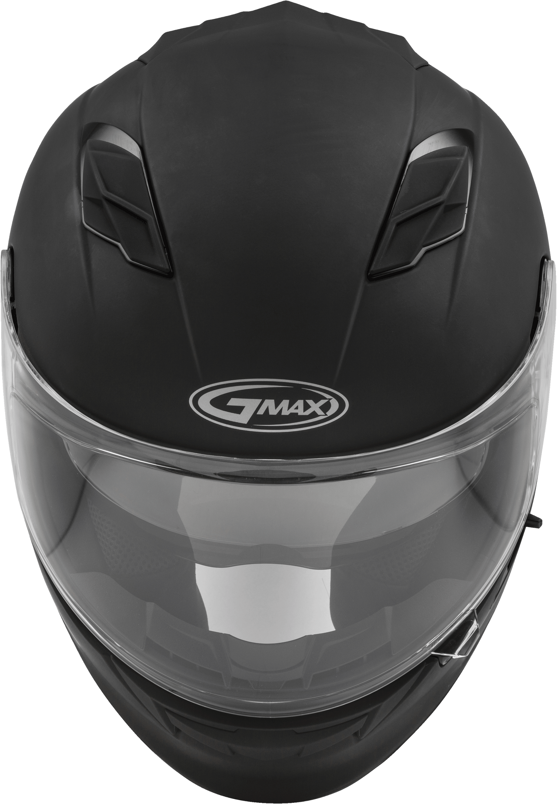 GMAX FF-98 Full Face Helmet Matte Black Medium with Integrated LED Rear Light and Quick-Release Shield