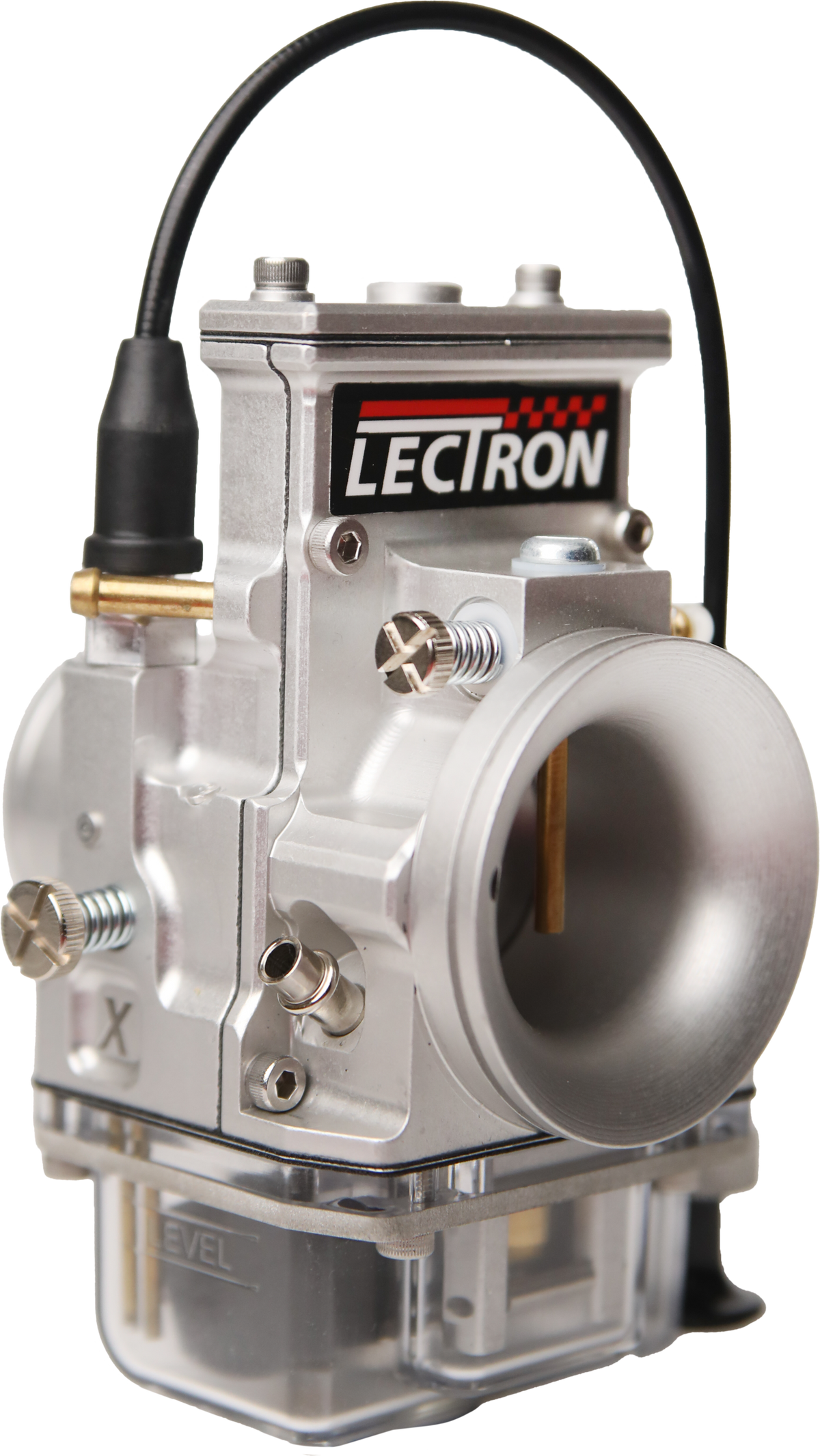 LECTRONS LLC Billetron HD-X+ 96-124ci Carburetor with 34" Cable - Slip-In Intake for Harley Davidson V-Twin Engines
