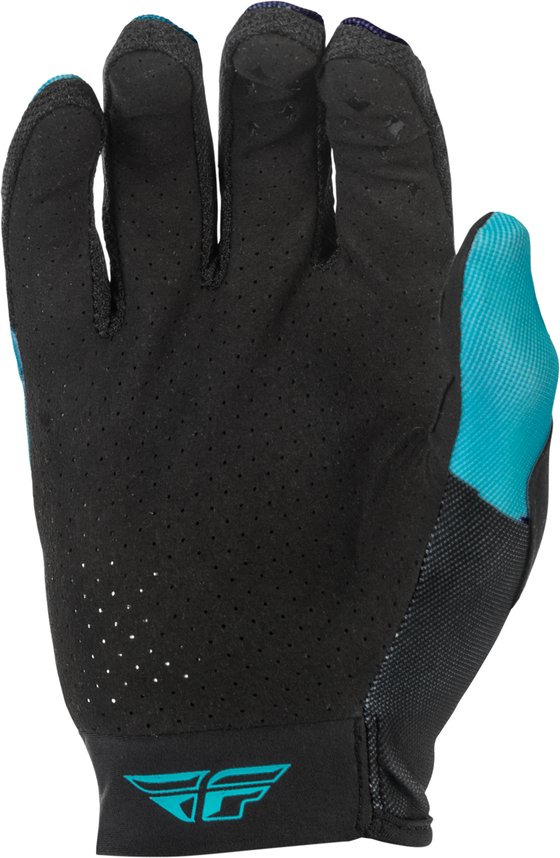 Fly Racing Women's Lite Offroad Gloves - Aqua, Navy & White, Small