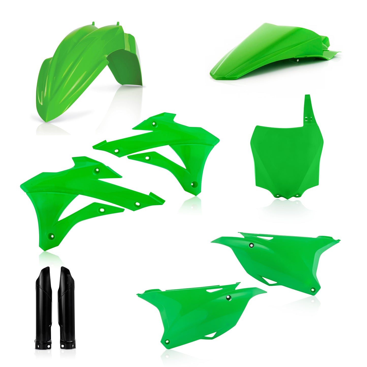 ACERBIS Full Plastic Kit for Kawasaki KX85 & KX100 Models (Part #2374117118)