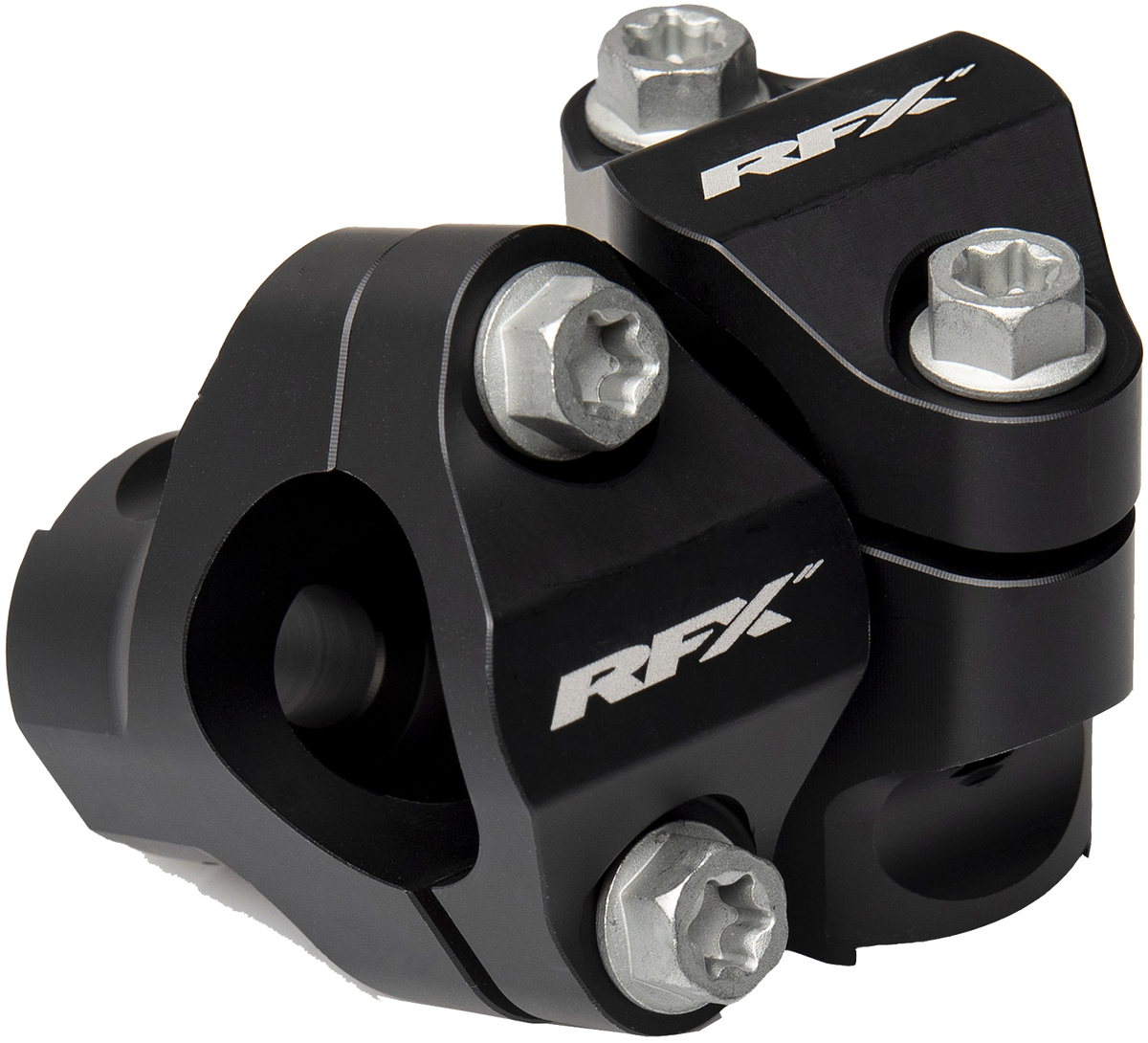 RFX Handlebar Mount Kit 1 1/8 inch for KTM/Hus with Black Finish