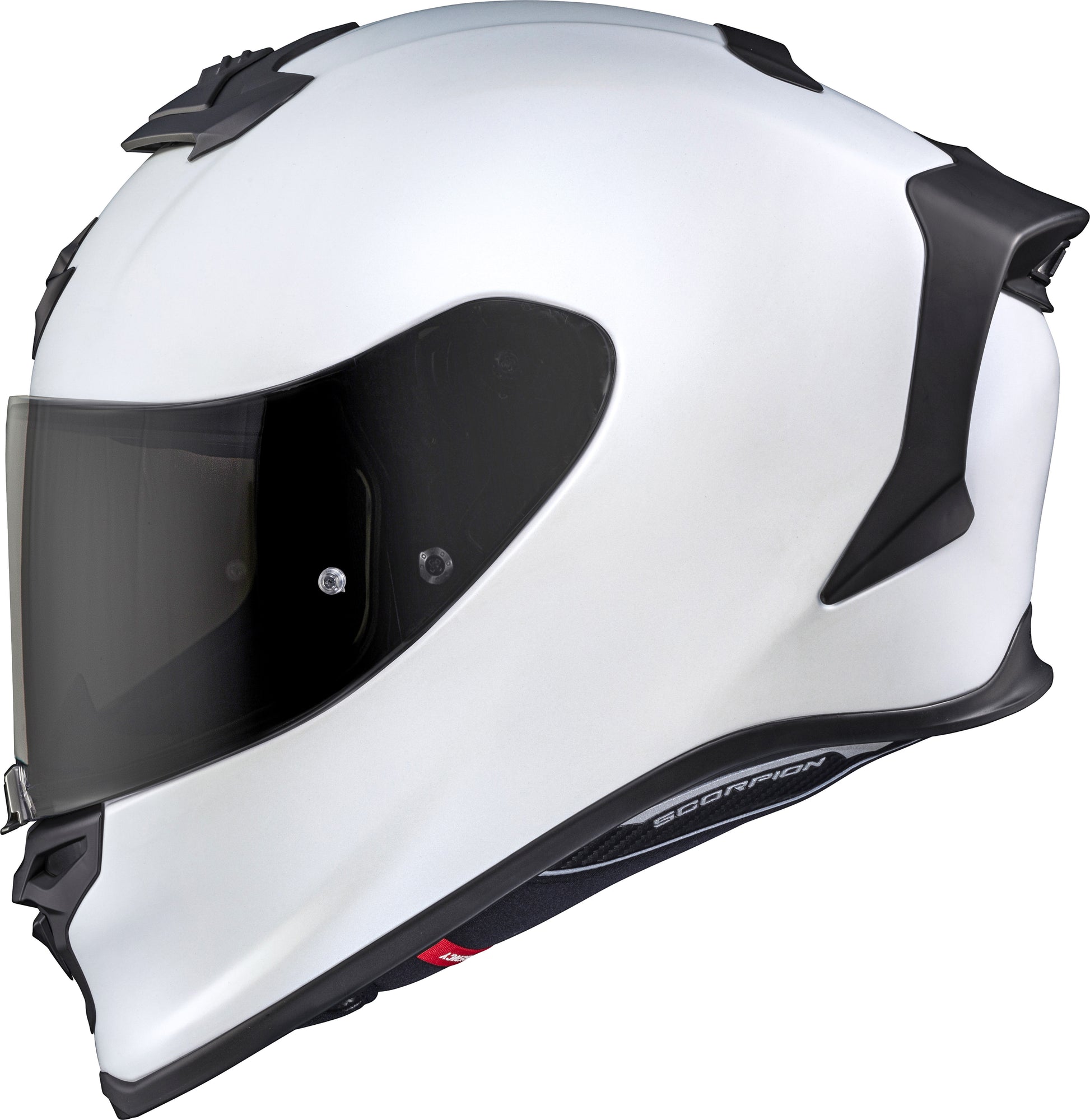 Scorpion EXO Exo R1 Air Full Face Helmet in White (Medium) – Advanced MotoGP-Inspired Protection