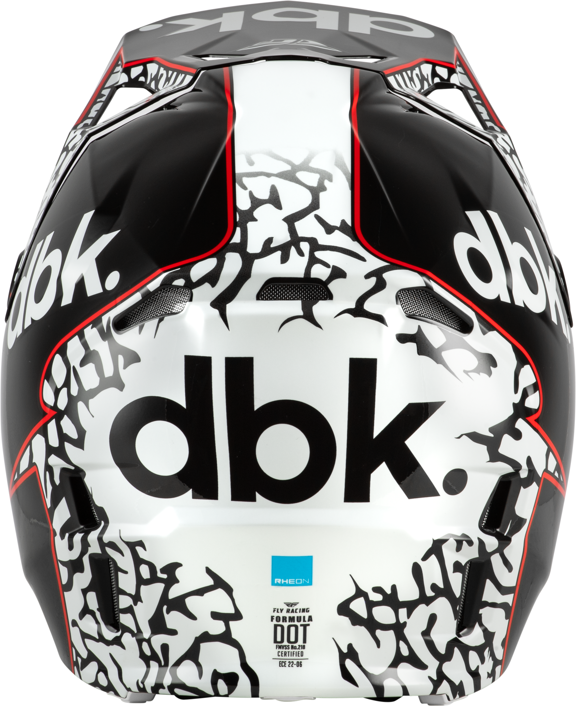 Fly Racing Formula CP Off-Road Helmet - Black/White/Red, X-Large