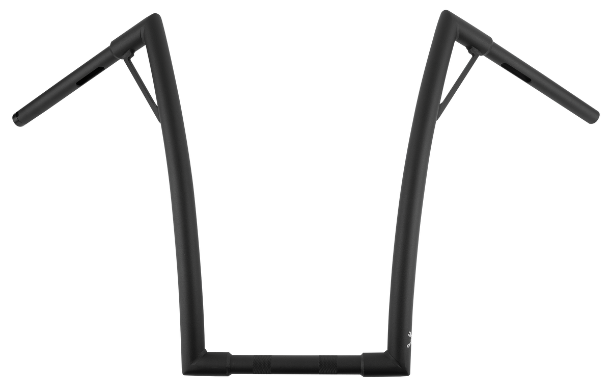 BURLY BRAND Louie 19-Inch Matte Black Handlebar for Harley Davidson FLHR Road King