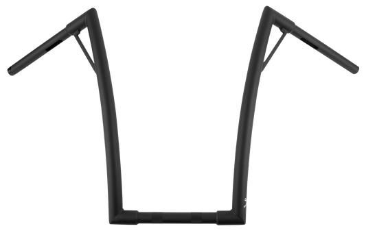 BURLY BRAND Louie 19-Inch Matte Black Handlebar for Harley Davidson FLHR Road King