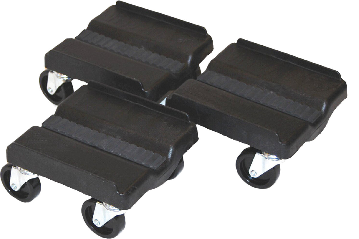 SuperCaddy SUPERCADDY SUPER SPORT 3-Piece Black Dolly Set for Snow Tools