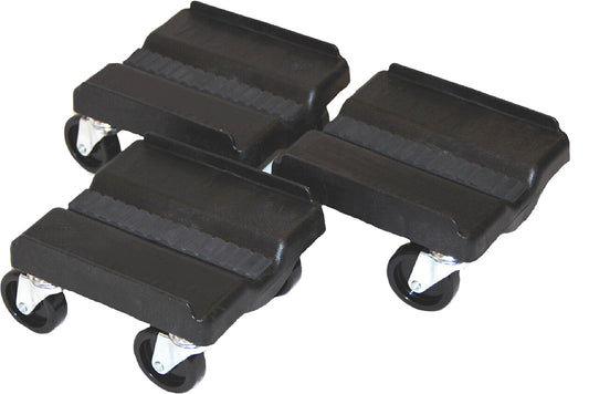 SuperCaddy SUPERCADDY SUPER SPORT 3-Piece Black Dolly Set for Snow Tools
