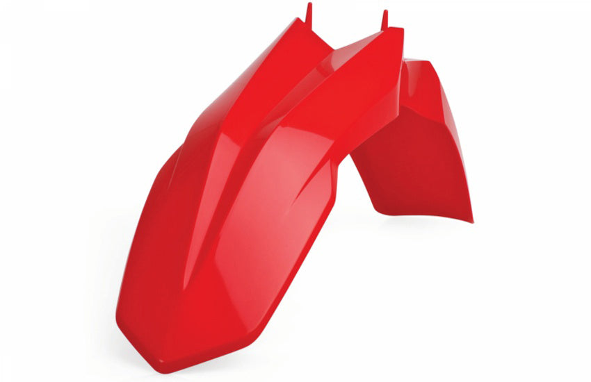 POLISPORT Gas Gas Front Fender - Red, Durable Gloss Polypropylene for Offroad Bikes