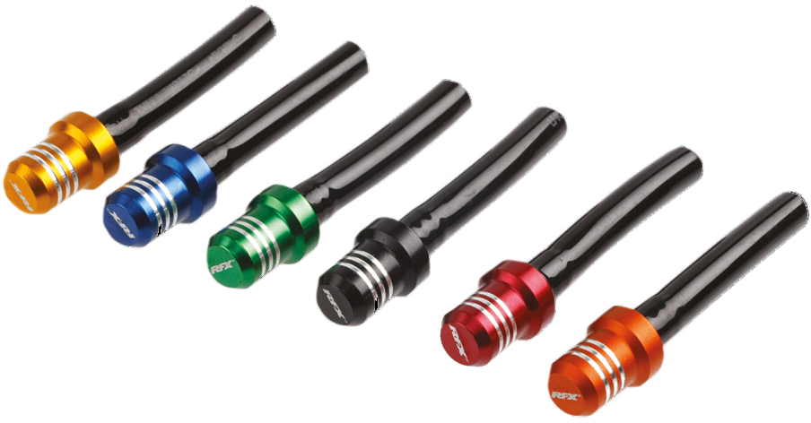 RFX Short Vent Tube Black 1-Way Cap for Offroad Gas Tanks (Part Number FXVT 10000 55BK)