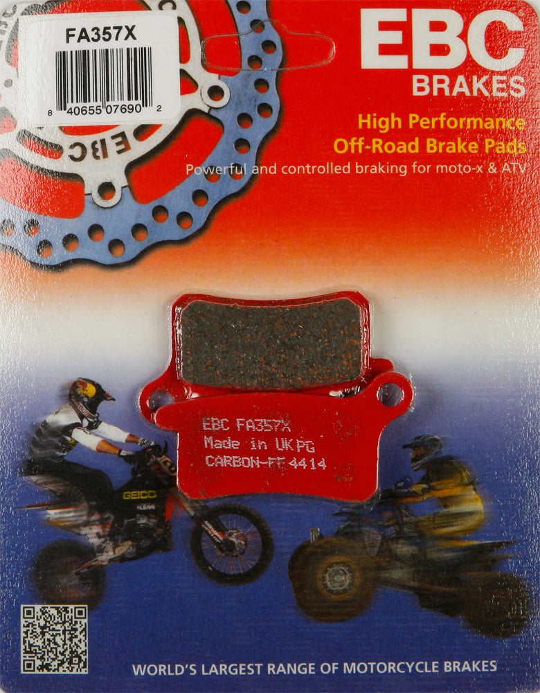 EBC FA357X Brake Pads for KTM 65 Series Offroad Vehicles