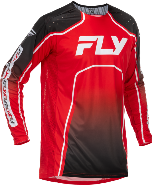 Fly Racing Rayce Bicycle Jersey - Men’s Small Red, Black & White Performance Cycling Shirt