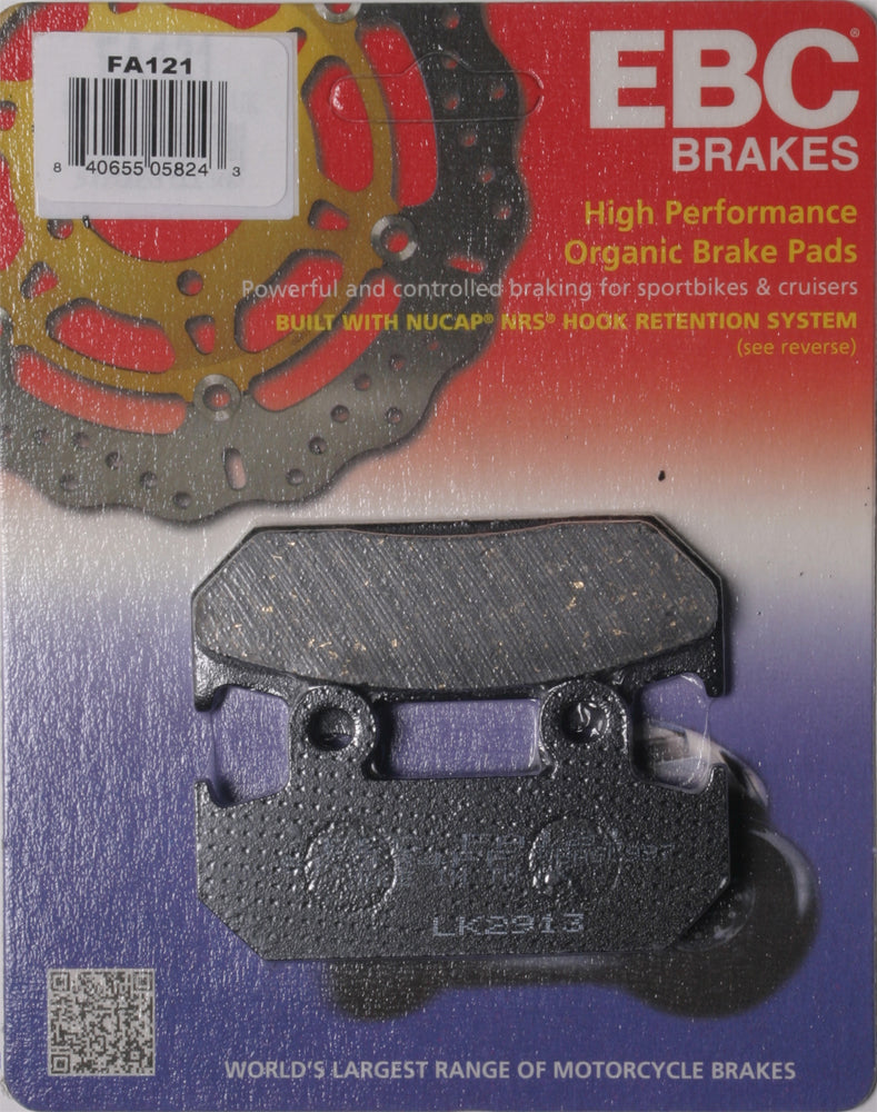 EBC FA121 Brake Pads for Honda CBR600F – Street Performance Replacement