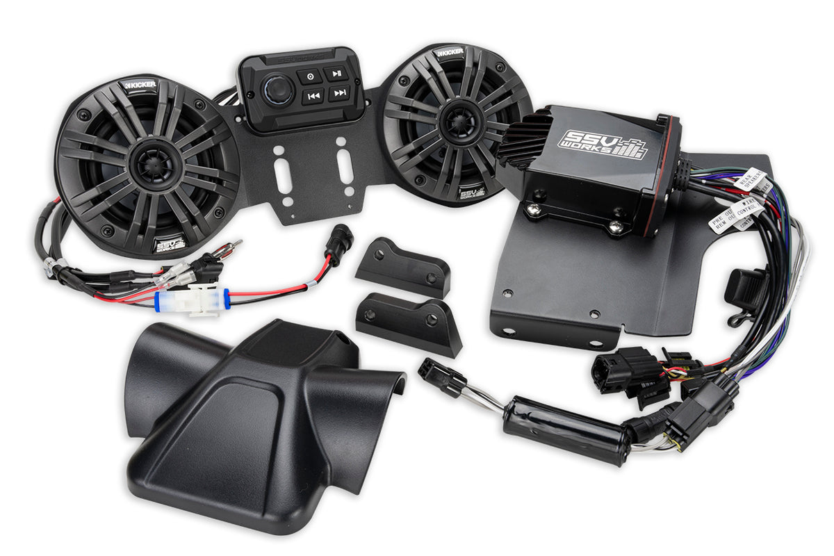SSV Works 2 Speaker Kit Kicker for Can-Am Ryker (Part Number RKR-2K2)