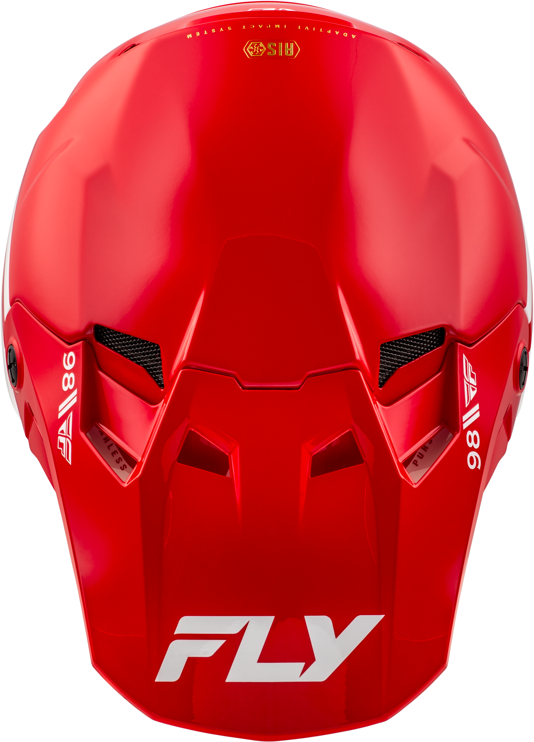 Fly Racing Formula CC Objective Helmet Medium in Red/White - Full-Face Offroad Helmet with Advanced Impact Protection