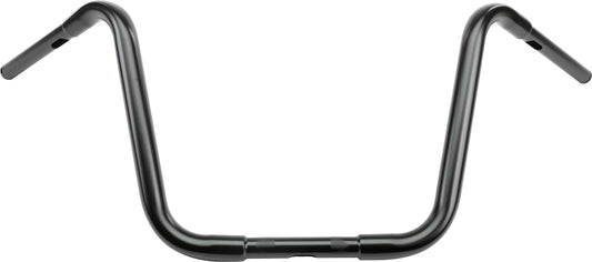 HARDDRIVE 1.25" Ape Hanger Handlebars - 14" Satin Black for V-Twin Models