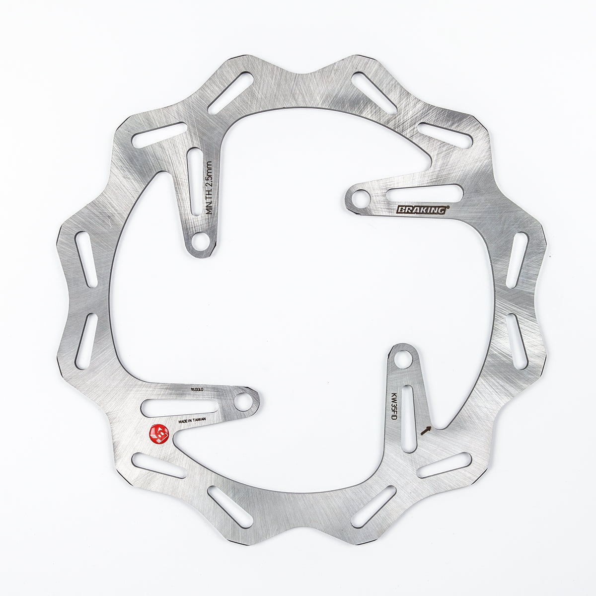 BRAKING Wave/Contour Front Brake Rotor for Kawasaki and Suzuki Offroad Motorcycles
