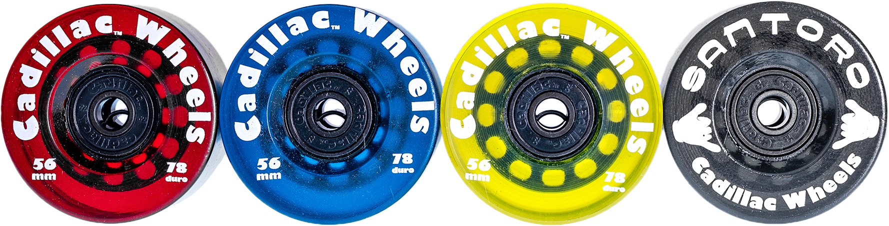 SANTORO FABWORX Cadillac Wheels Root Beer for V-Twin Harley Davidson Crash Bars