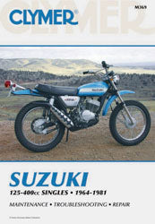 CLYMER Repair Manual for Suzuki TS125 and TS185 Models – Part Number CM369