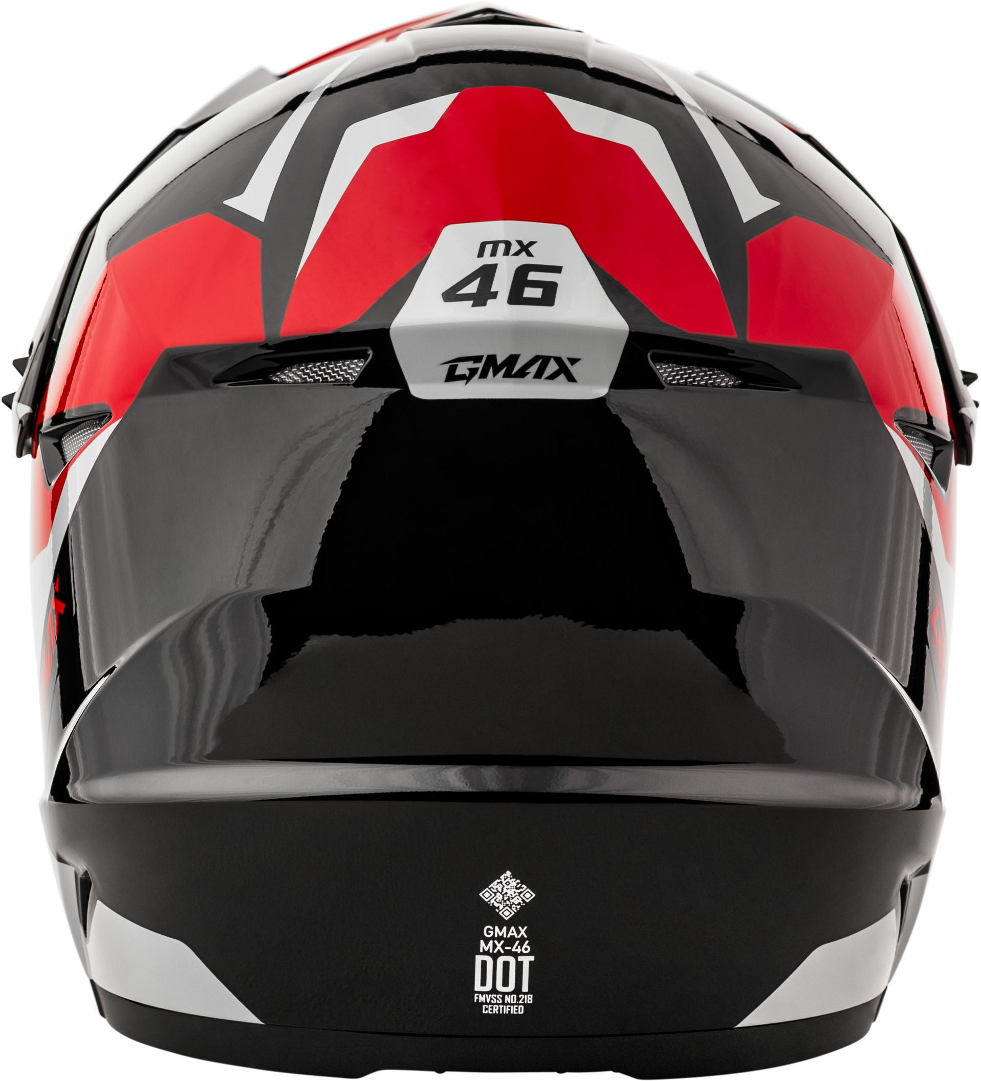 GMAX MX-46Y Cyclus Youth Off-Road Helmet in Black and Red