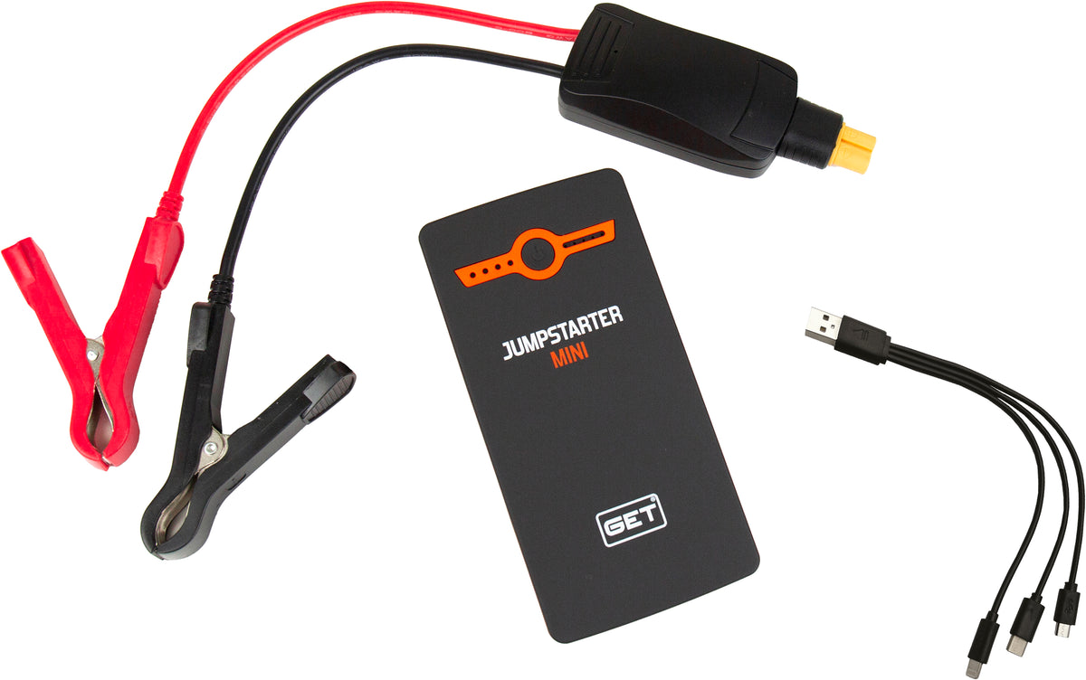 GET GK-JMPSTR-0002 Jump Start Pack with 6,000mAh Battery and LED Flashlight