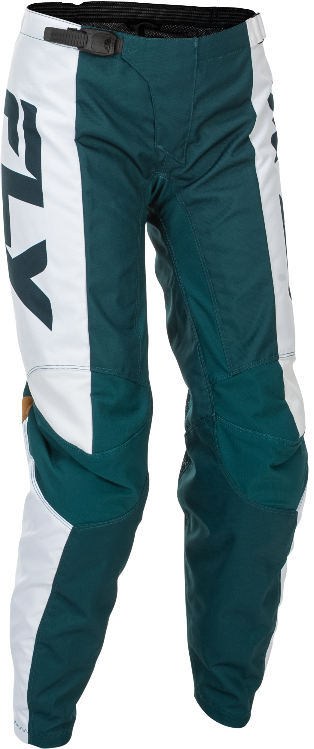 Fly Racing Women's F-16 Offroad Pants – Teal, White & Gold, US 09/10