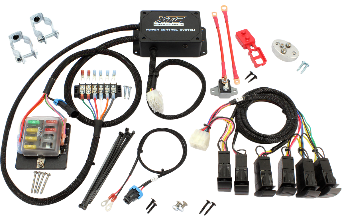 XTC Power Products Plug N Play Power Control 6 Switch System for ATV/UTV