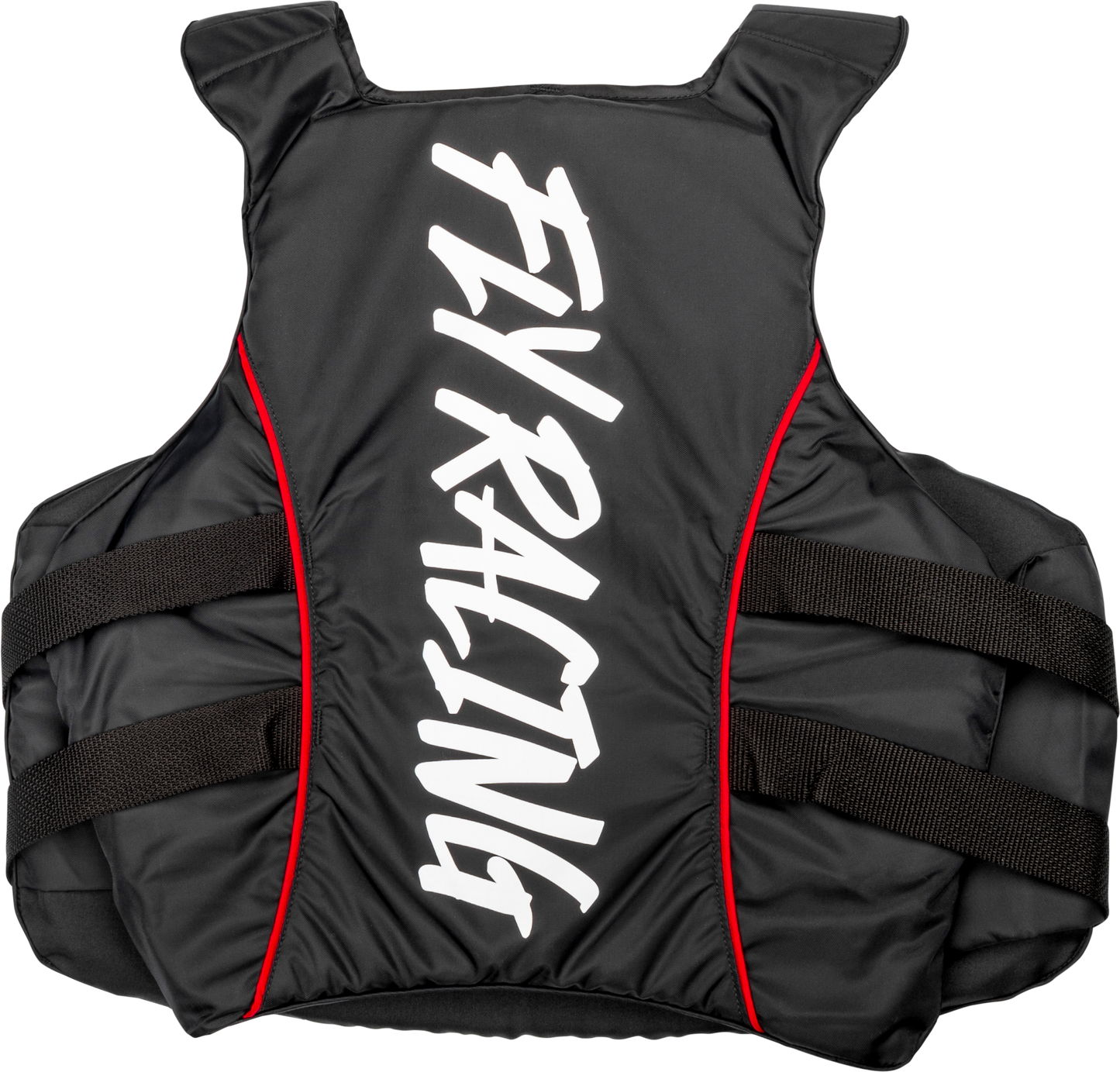 Fly Racing Pullover Flotation Vest Small Black/White/Red - U.S. Coast Guard Approved Type III Personal Flotation Device