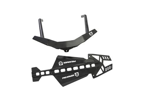 PRO ARMOR NXPFB225-FBK Black Front Bumper for Snowmobile - Fits Polaris 600 and 800 Rush, Switchback Models
