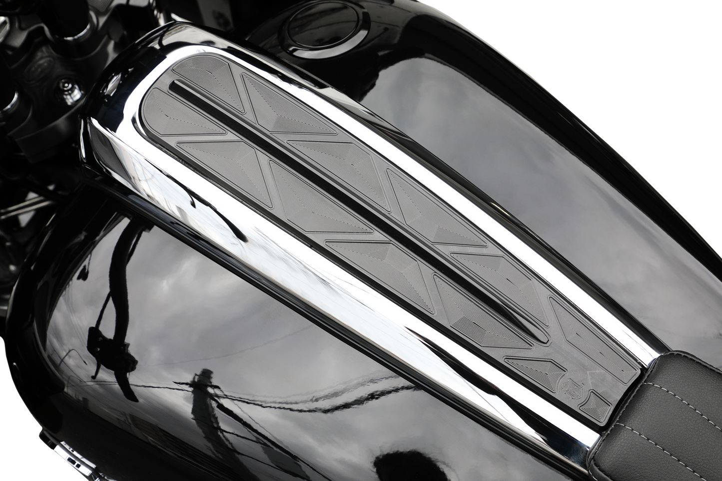 KENS FACTORY Dash Insert Single Groove for Harley Davidson Road Glide Models